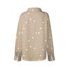 Women's Shirt Blouse Print Button Long Sleeve Casual Basic Shirt Collar Regular Top