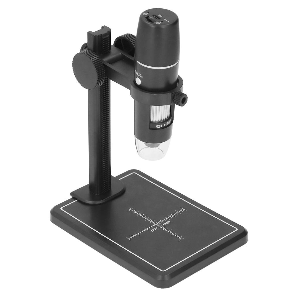 WiFi Microscope Portable Digital USB Magnifier with 8 LED for Children Students Engineers