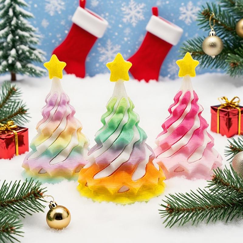 3D Printed Christmas Tree Christams Decoration Desk Ornament 3D Printed Figure Christams Gift for Guestd Home Decorations