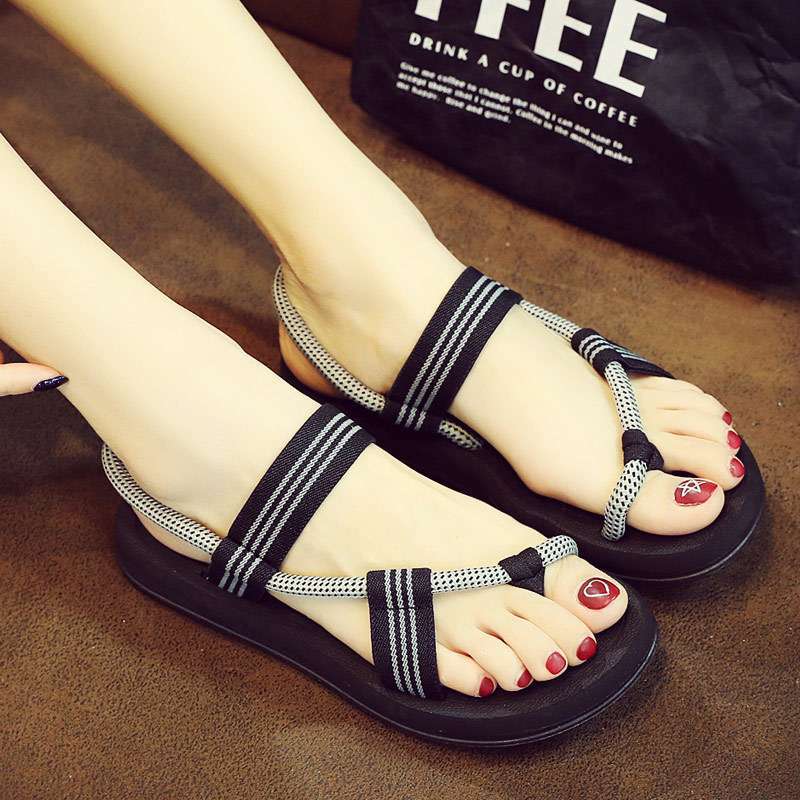 Trendy new summer sandals men's flip-flops cool slippers couple beach shoes non-slip flat bottom fashion personalized sandals