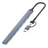 Xiaomi USB HUB Dock 3.0 7 Port USB 2.0 3.0 Hub Multi Splitter Adapter OTG Type C HUB For Lenovo HUAWEI Xiaomi Macbook Aluminum Alloy