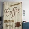 Retro Vintage Coffee Tulle Sheer Window Curtains For Living Room The Bedroom Modern Chiffon Voile Organza Curtains Decor Drapes