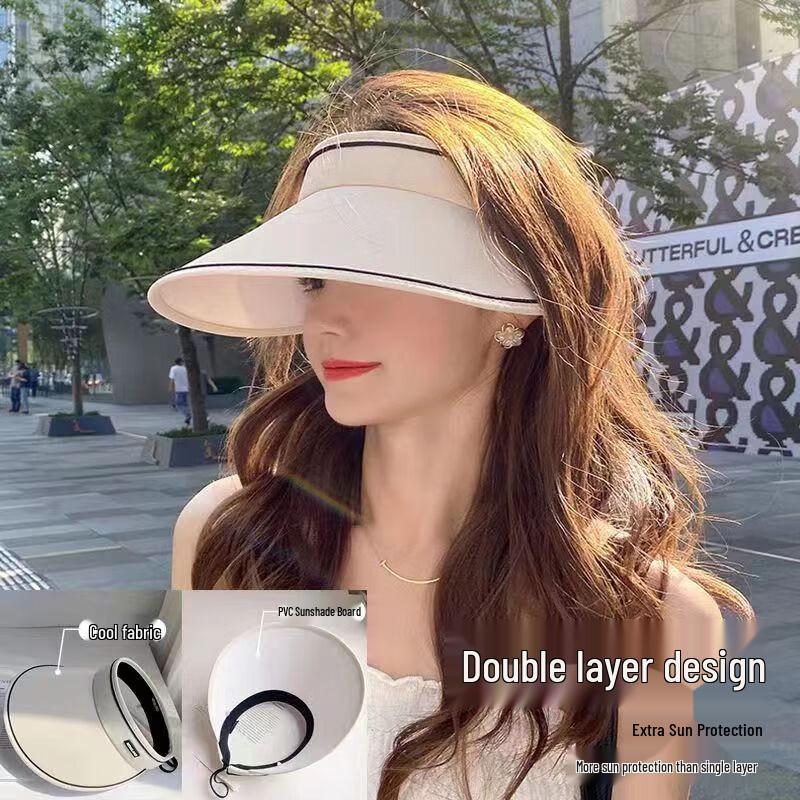 UV Protection Wide-Brim Sun Visor