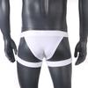 Underwear Men Sexy Harness Straps Leg Belt Briefs Long Socks Bondage Lingerie Elastic Erotic