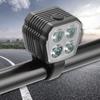 LED Bike Front Light Front Bike Headlight USB Charging with Horn Cycling Lamp 2 In 1 7 Light Modes Cycling Accessories