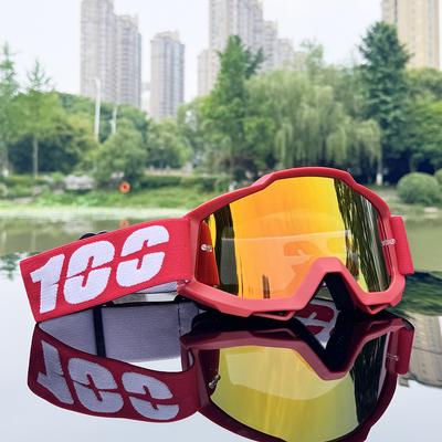 Nuovissimi 100 Occhiali da Moto Per Uomo Occhiali da Sole Motocross Protettivi di Sicurezza MX Visione Notturna Occhiali da Casco Occhiali da Guida