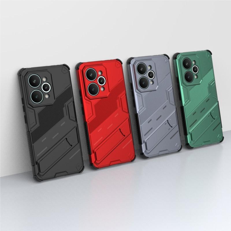 Funda para Realme 15 Pro 5G Para Realme 15 15 Pro 5G Estilo Punk Soporte para Teléfono Parachoques Protector de Armadura Cubierta de TPU para Realme 15 Pro 5G