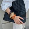 Translucent Retro Ombre Acrylic Bracelet with Irregular Polygon Design
