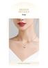 Elegant Four-Leaf Clover Zircon Necklace & Ring Pendant - Classic, Fashionable Gift for Girlfriend, 2026 Collection