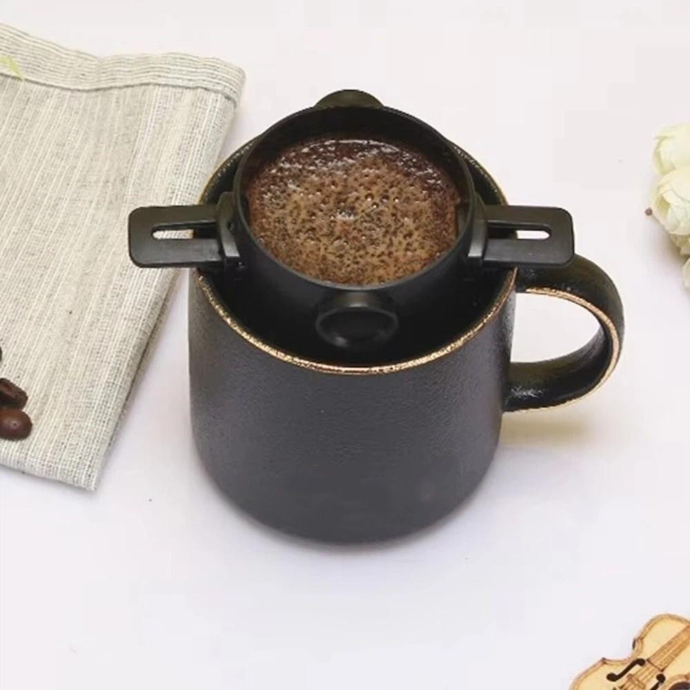 Portable Coffee Drip Filter Paperless Filter Coffee Maker Brewing Tools Coffee Funnel Outdoor