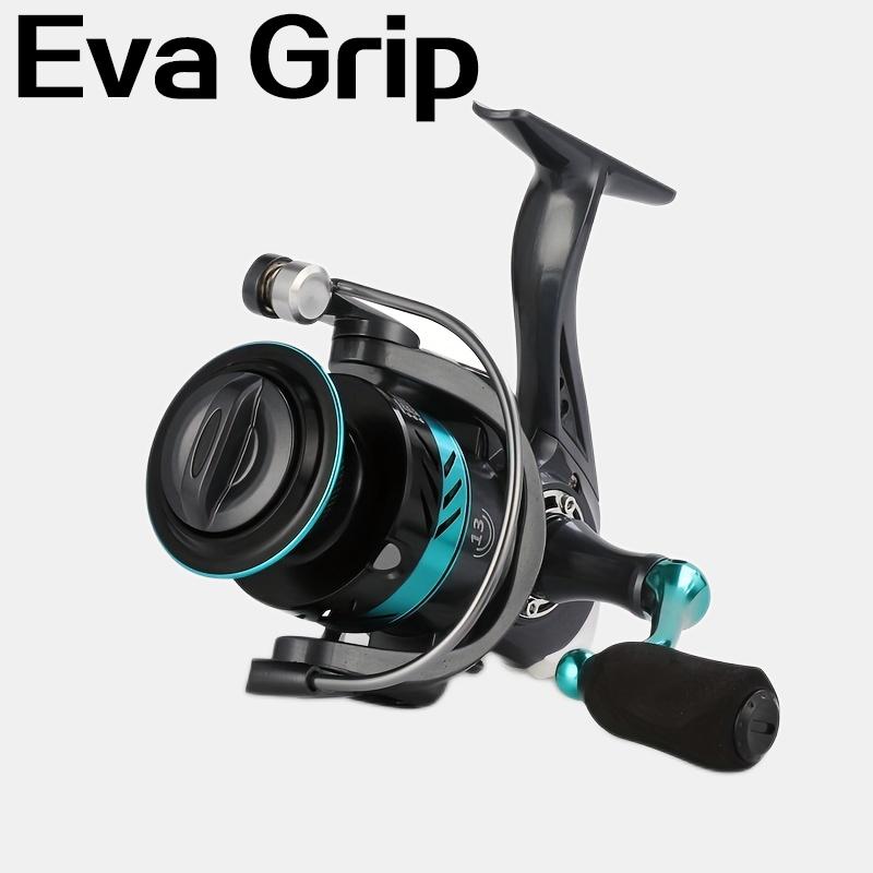 

ДК 1000~7000 Серия 5.2:1 Передаточное отношение Максимальное сопротивление 10 кг Тормозная сила CNC Металлическая шпуля Спиннинговая рыболовная катушка Подходит для пресной и соленой воды 1000 Series синий