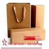 American-Style Kraft Paper Wine Crate with Extra-Hard Cardboard Packaging