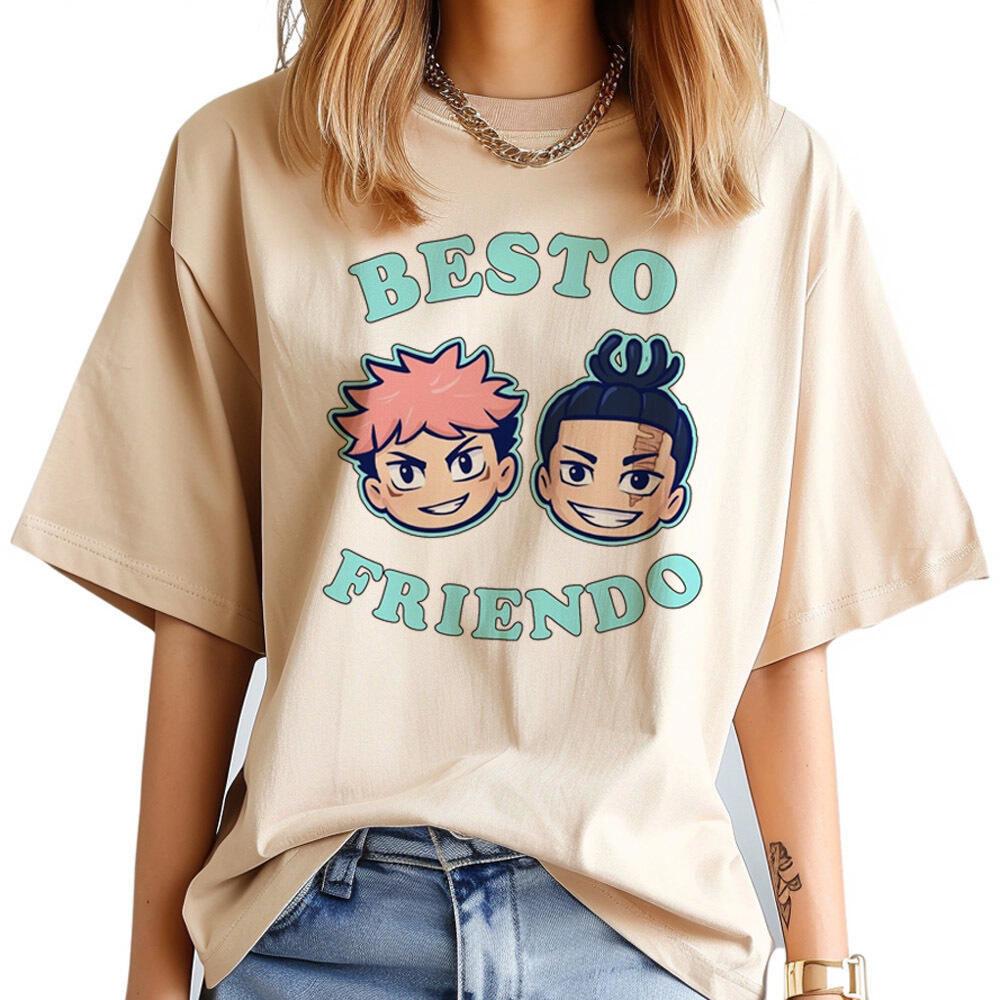 Jujutsu Kaisen Gojo tshirt Women hip hop Breathable aesthetic 2000s anime Punk top tees University Pop Culture streetwear kawaii