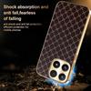 Leder Handyhülle für Motorola Moto Edge 50 Fusion Edge 60 PRO 60 Neo G96 G86 Retro Gittermuster Vergoldeter Rahmen Hartschale