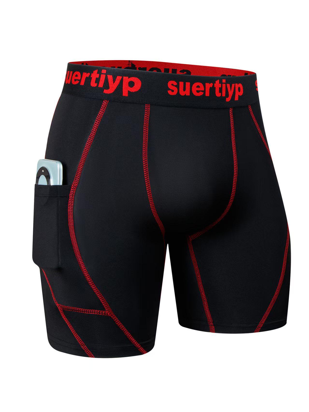 Men s Quick-Dry Breathable Mid-Length Running Shorts - Anti-Chafing, Outdoor Fitness Comfort L Waist 38.5cm