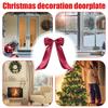 Bow Christmas Tree Topper Large Home Decor Ornament Big Bow For Christmas Tree For Birthday Wedding Outdoor Photo Backdrop