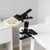 A74E-Clamp Adjustable 360° Rotated Metal Embroidery Hoop Holder, Hands-Free Needlepoint Support For DIY Supplies Accessories