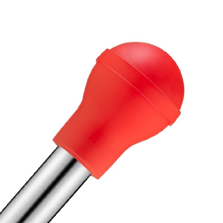 Kitchen Stainless Steel Turkey Baster with 2 Marinade Needle and Cleaning Brush