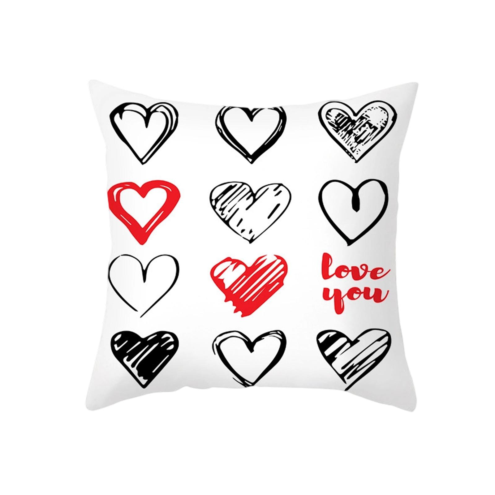 Наволочка на День святого Валентина 1771 X1771 дюйма Тема зимних праздников Чехол для диванной подушки One Size 643₽