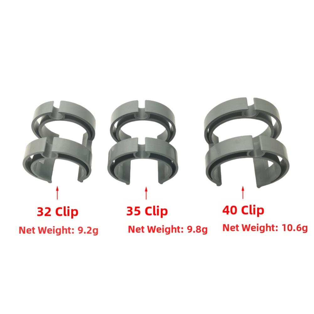 Versatile 32mm 35mm 40mm Gray Hose Clamps For Seamless Cleaning Machine Clamp Holder For Water Pipe Tube Fittings