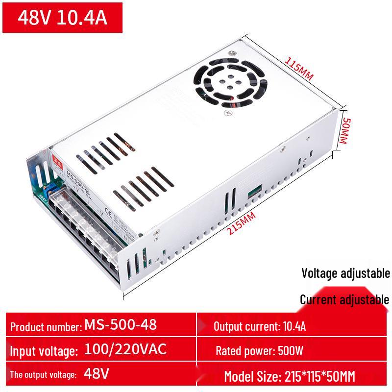 MS Series 1000W Switched-Mode Power Supply, AC 220V To DC 5V/12V/24V/36V/48V Module
