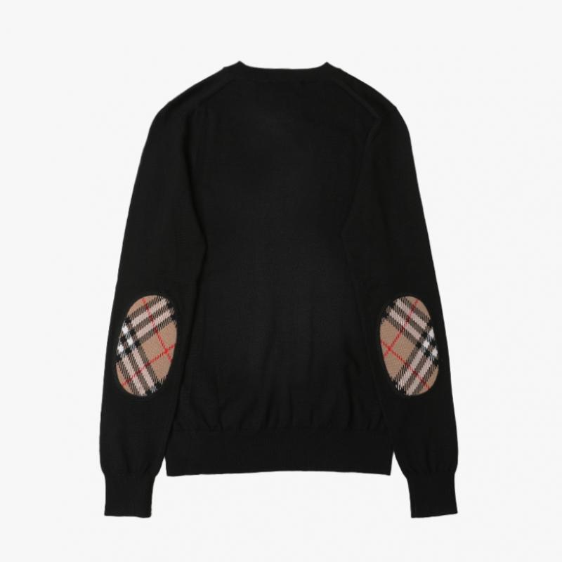 Burberry Damen S Merinowolle Strick Karomuster Flicken Bempton 8075008