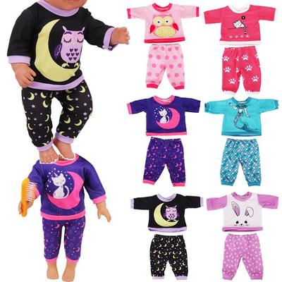 Toy Playing House Dollhouse Accessories Slip Dress Suspender Pants T-shirt Trousers Doll Clothes