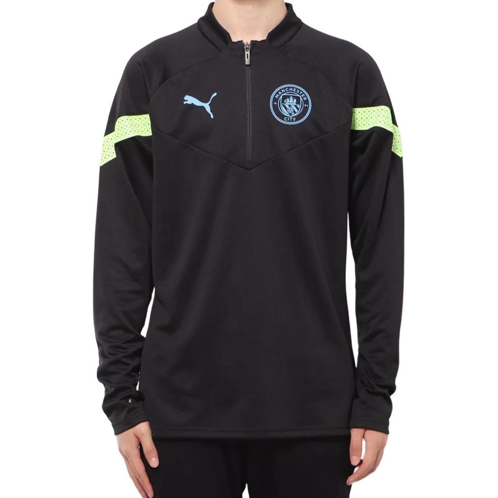 PUMA MCFC Sweatshirts Men's Black Crew Neck Moderate Other 767753-11