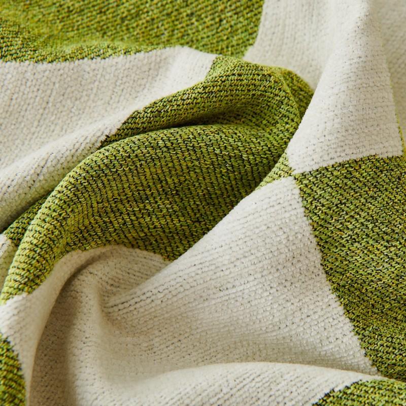 Checkered Simple Sofa Cushion, Universal Sofa Cover for All Seasons, Non-slip Sofa Cover Blanket, Dust-proof Lazy Large Sofa Towel