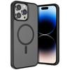 Etui Do Iphone 14 Pro Mag Safe Matt Case Cover Matowe Obudowa Alogy Ring Pancerne Na Telefon Czarne + Szkło