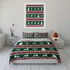 Christmas Reindeer Snowflakes Bedding Set Bedding set (1 duvet cover, 2 pillowcases, duvet not included)