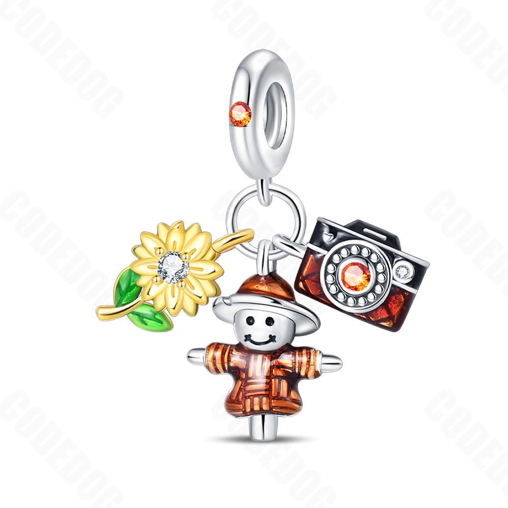 2025 New Product Autumn Designer Charms Bling Bracelet Charm for Jewelry Making Supplies Fashion Pendant & Charms Gift