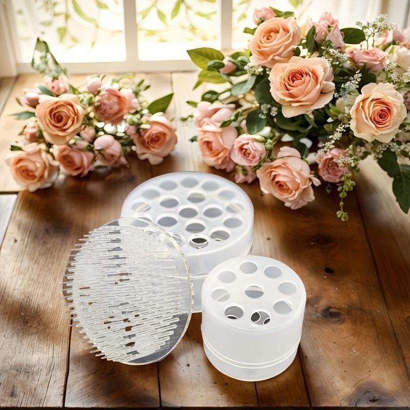 Spiral Flower Arrangement Tool - Versatile Bouquet Stem Holder for Lightweight Plastic Planting Aid for Vases, Indoor Plant Holder