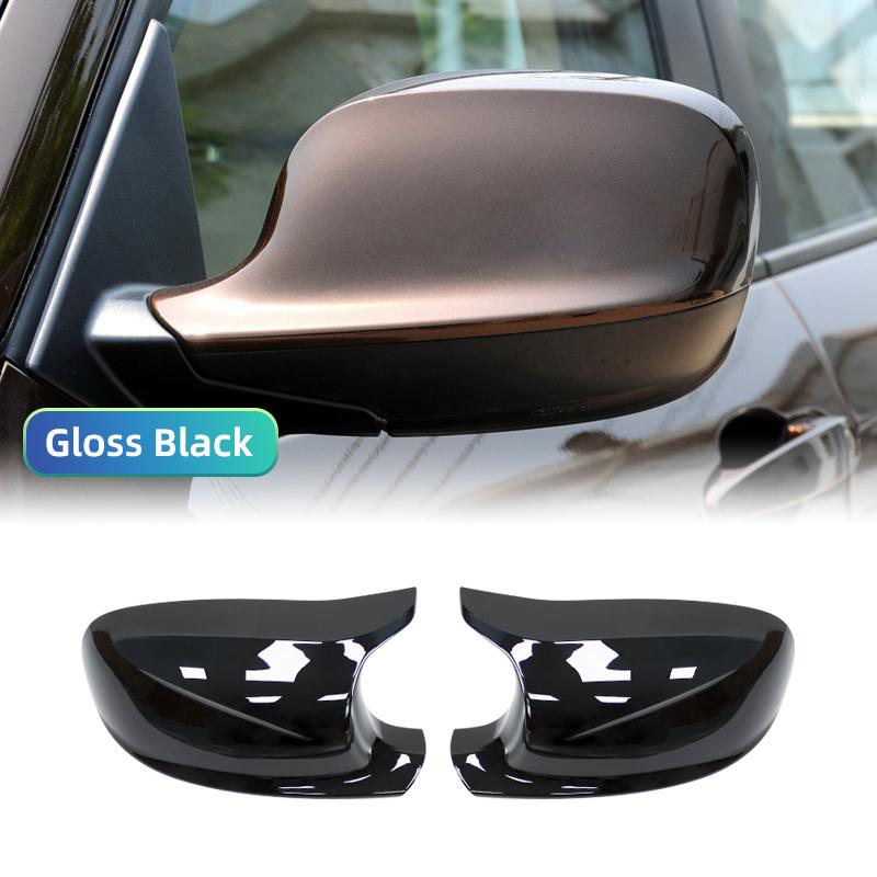 High Quality 2pcs M Style Black Side Mirror Covers Replacement For BMW X3 F25 X1 E84 Pre-LCI 2010 2011 2012 2013