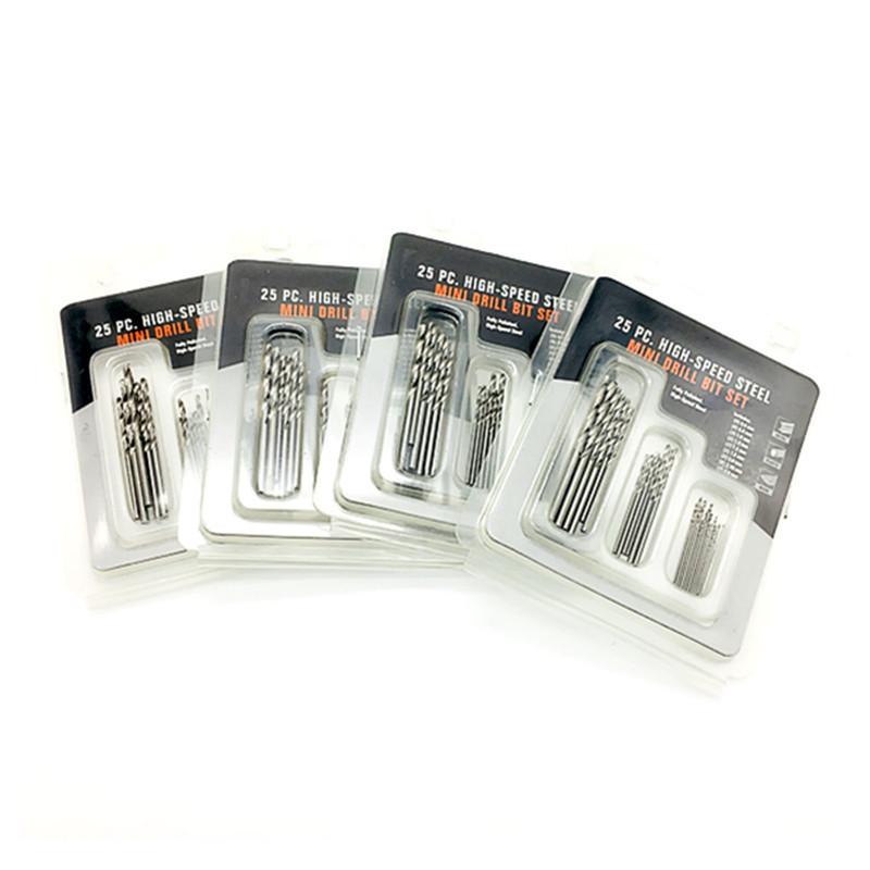 High-Speed Steel Straight Shank Twist Drill Bit Set for Woodworking and Bodhi Craft.