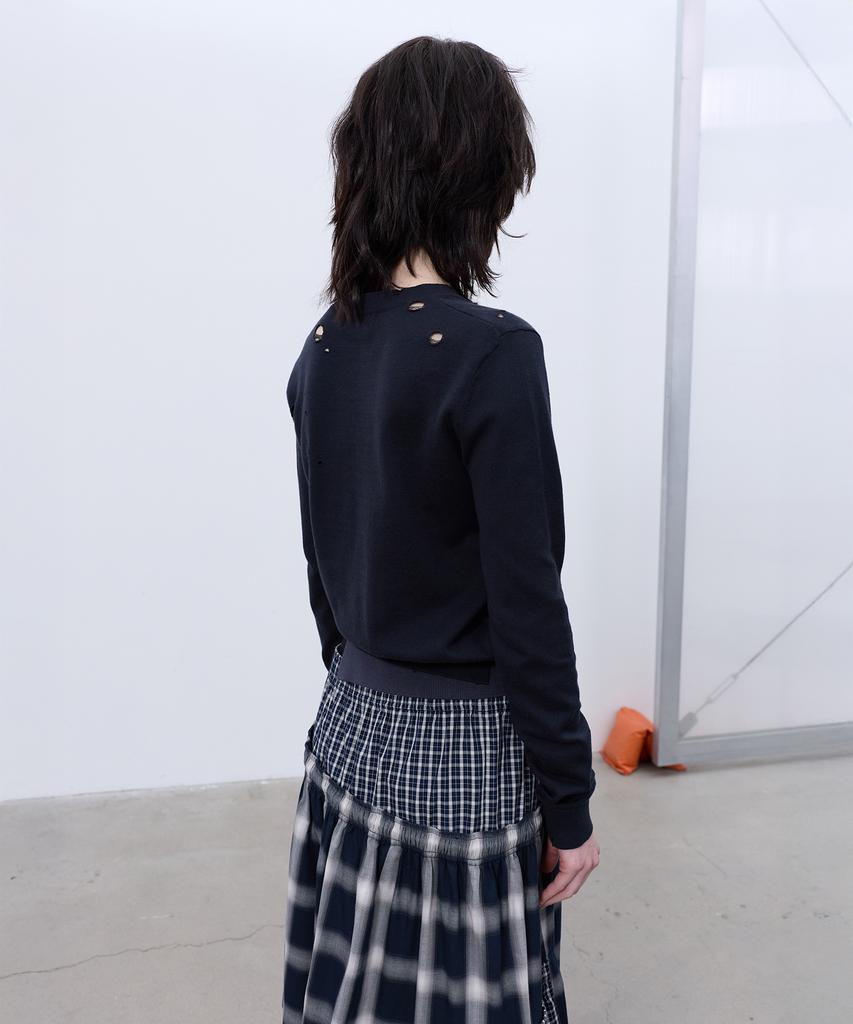 LCDC™ Distressed Pullover (Navy)