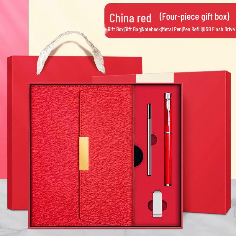 Customizable A5 Notebook Gift Set with Logo Printing - Corporate Business Souvenir