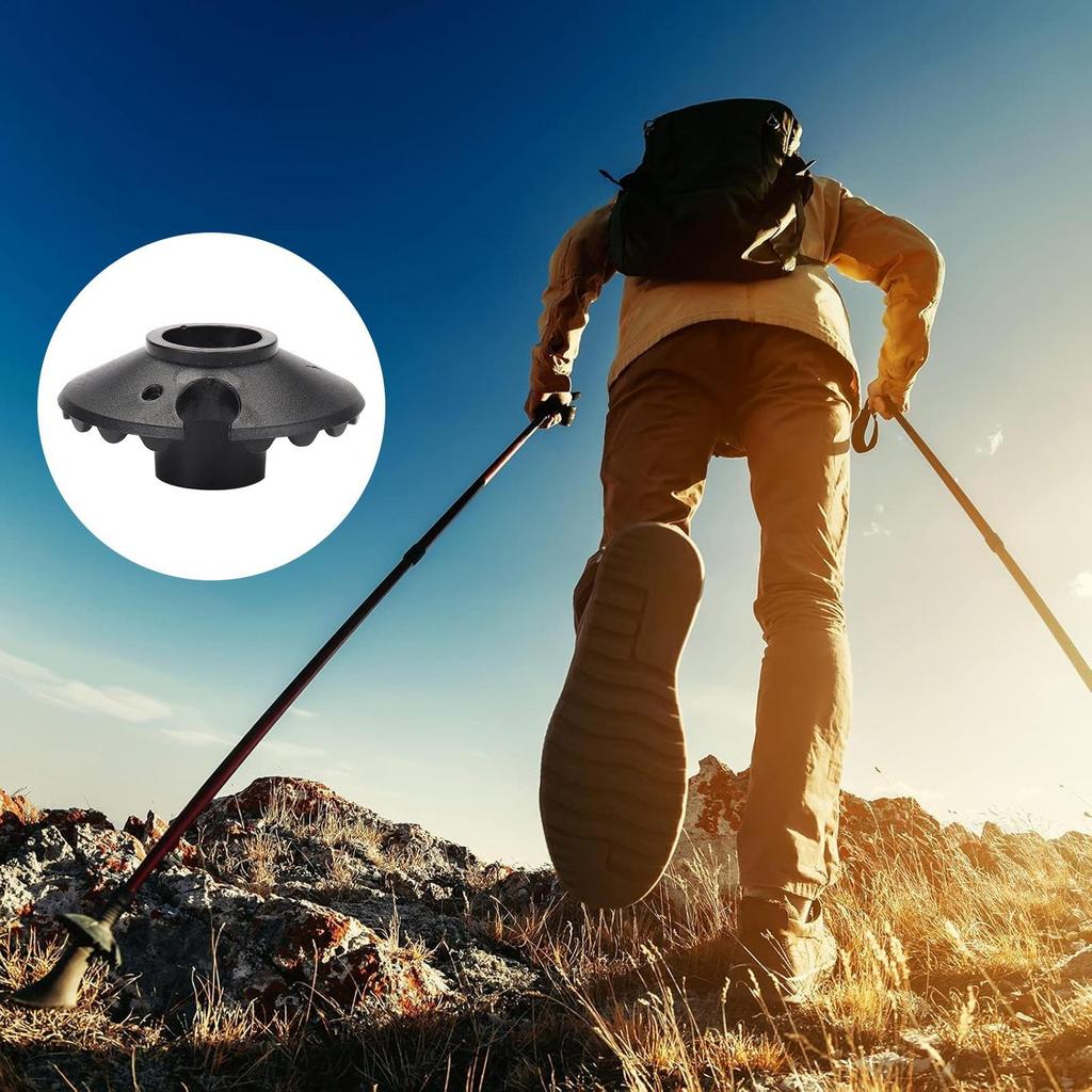 Trekking Pole Mud Baskets Walking Poles Protector Accessories Set of 2 Walking Stick Tips Hiking Pole Tips Protector Snow