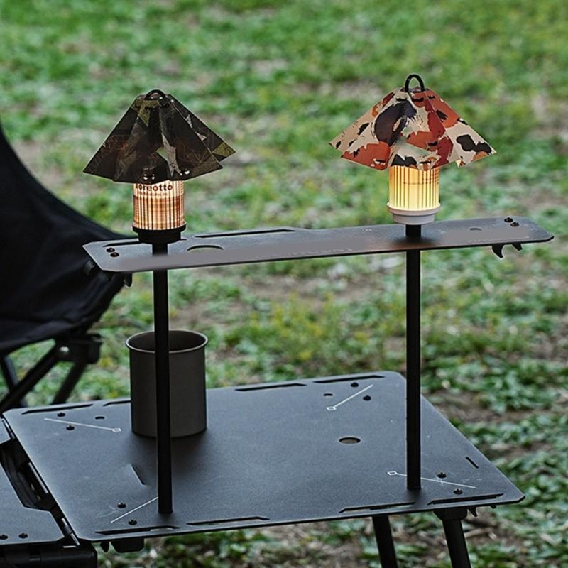 Folding Umbrellas Tent Light Shade Portables Outdoor Umbrellas Tent Lampshades for Outdoor Camping Hiking