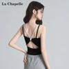 La Chapelle Women's Double Strap Padded Butterfly Back Camisole