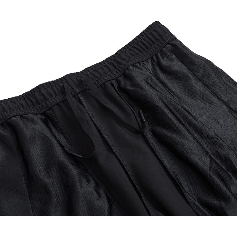 Anta Solid Color Tapered Knit Sports Pants Men Bottoms Black 152417330S-1