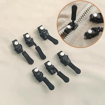 10 stuks Universele Rits Reparatie Kit Snel Direct Afneembaar Ritskop Vervanging Rits Schuif Trekker voor Jas Tassen Jas Gratis Naaien