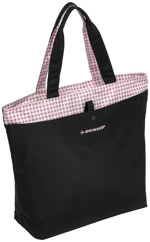 DUNLOP Tennis Tote Bag LINE hold 1 tennis Black x Pink DTC2460 LADIES' (Can racket)