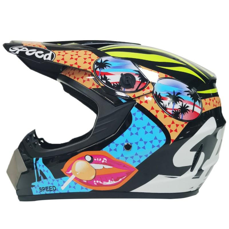 Full Face Off-Road Motorcycle Helmet Dirt Bike ATV Mountain Downhill Cycling Safety Gear