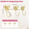Wall Mounted Bow Wall Hooks Iron Three-Bows Hooks Cute Metal Bow Hooks  Girls Room