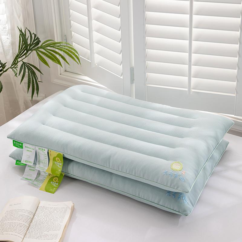 Yongyou Wan Skin Friendly Comfortable All Cotton Washed Cotton Low Pillow Single Student Dormitory Home Bedroom Care Cervical Spine Sleeping Pillow