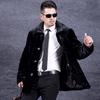 Autumn and Winter New Fur Imitation Mink Fur Coat Whole Mink Coat Men's Lapel Mink Medium and Long Specials