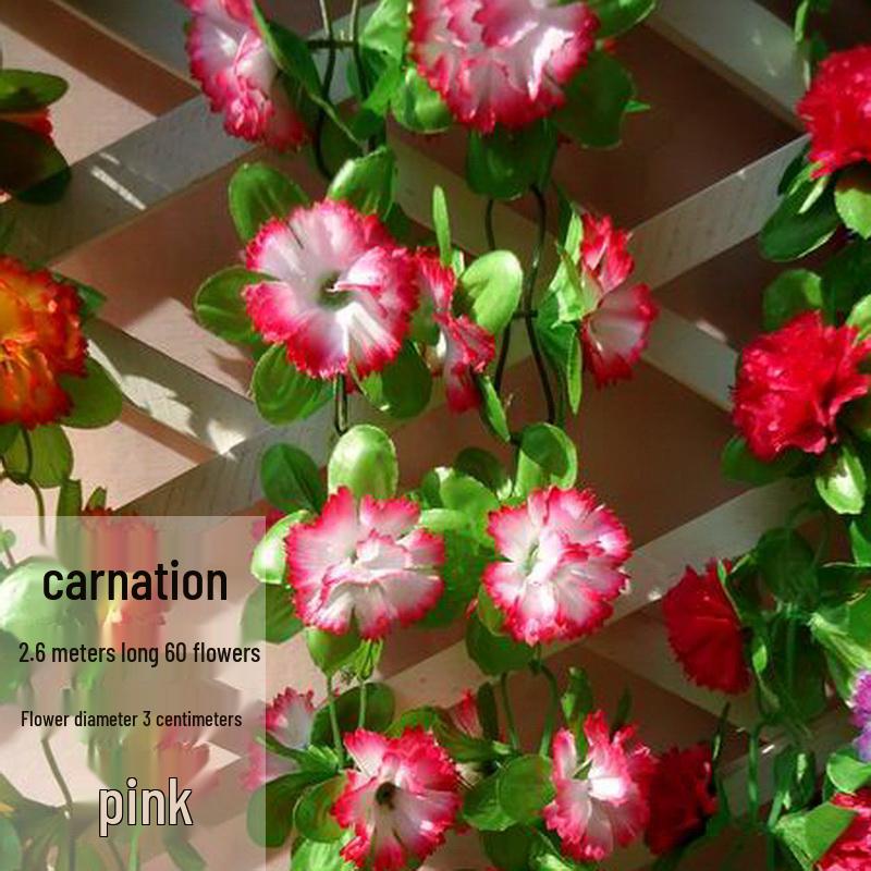 Artificial Rose Vine Hanging Decor for Walls and Ceilings