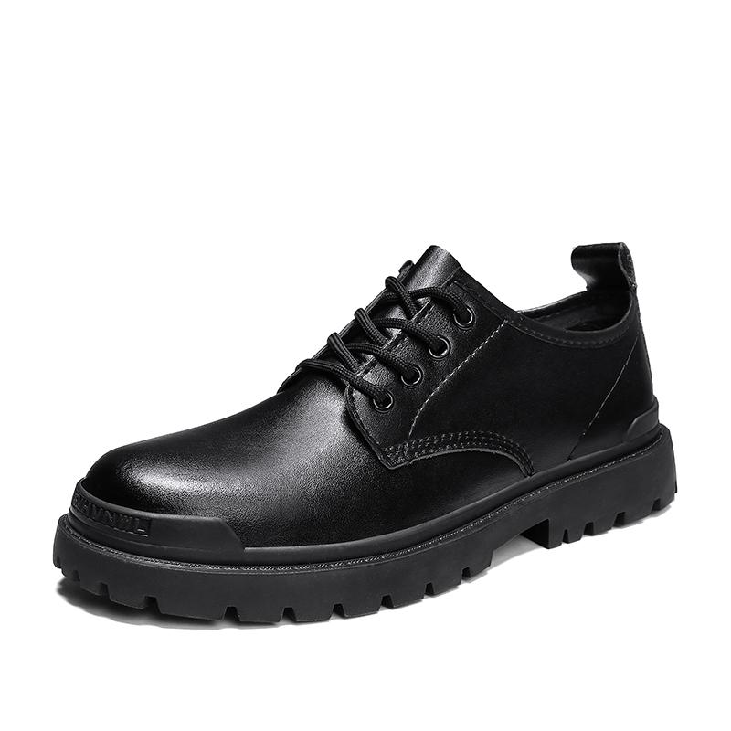 Fashion 2024 Lace-Up Outdoor Male Shoes Luxury Brand Mens Casual Shoes Leather Men Business Shoes Fashion Thick Bottom Man Oxford Shoes