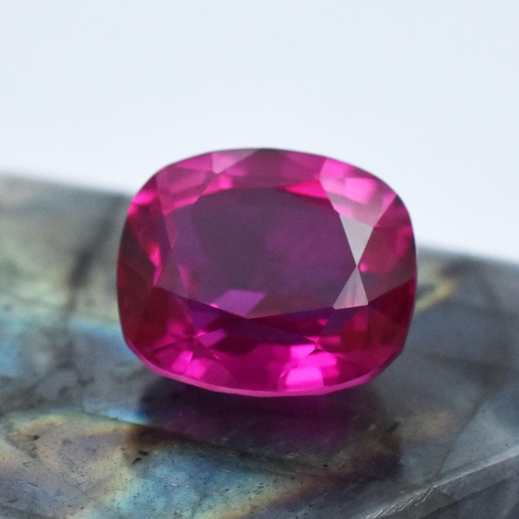 Natural Pink Sapphire Loose Gemstone Cushion Shape 18.55 Ct September Birthstone for Gem Collections